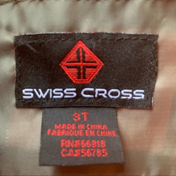 NWOT Swiss Cross Patch Puffer Jacket - Picture 7 of 11